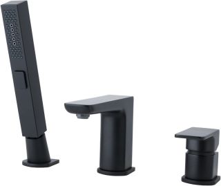 Смеситель на борт ванны Allen Brau Infinity 5.21008-31 Черный матовый